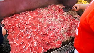 American Street Food  The BEST CHEESESTEAKS in America Compilation [upl. by Pate504]