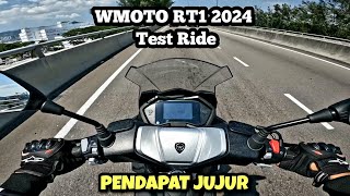 WMOTO RT1 2024 Malaysia  TEST RIDE  PENDAPAT JUJUR [upl. by Nesnej591]