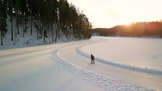 Schaatsen in ZuidFinland [upl. by Bitthia480]