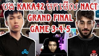 Game 345 បង Kaka42 មកមេីល BTK vs C9 Grand Final NACT [upl. by Lonee228]