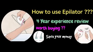 Epilator hair removal skincare gadget  life changer Gadget  Every girl must have [upl. by Lennox]