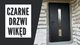 ILE KOSZTUJĄ DRZWI WIKĘD CZARNE DRZWI ZEWNĘTRZNE Z KLAMKĄ [upl. by Konstantin61]