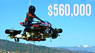 MEET FLYING MOTORCYCLE  LAZARETH LMV 496 WHICH RUNS ON ROAD amp CAN FLY MUST WATCH [upl. by Collbaith818]