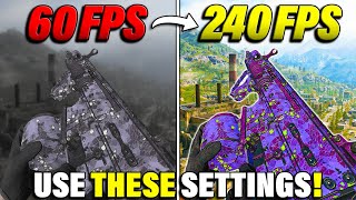 BEST PC Settings for Warzone SEASON 1 Optimize FPS amp Visibility [upl. by Lebatsirc]