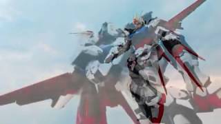 Perfect Grade Gundam Aile Striker and Skygrasper Attack [upl. by Philana]