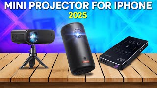 Best Mini Projector For iPhone 2024  Top 5 You Should Consider [upl. by Eednak]