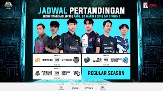 🔴LIVE  MDL ID S9  Regular Season  Hari 3 Minggu 3 [upl. by Kaye]