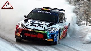 Test Day Rally Sweden 2024  Jan Solans  Toyota GR Yaris Rally2 Passats de canto [upl. by Areht]