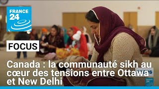 Canada  la communauté sikh au cœur des tensions entre Ottawa et New Delhi • FRANCE 24 [upl. by Nyladnohr127]