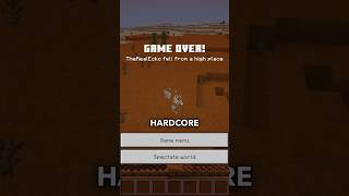 Minecraft Bedrock Now Has HARDCORE Mode [upl. by Toomin]