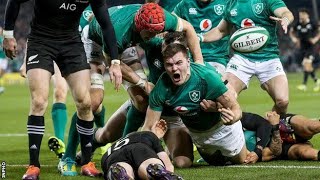 Jacob Stockdale Try vs All Blacks 2018 [upl. by Niarb200]