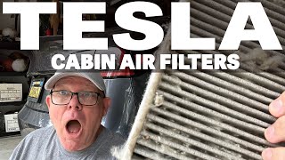 Dont Skip THIS Step When Changing Tesla Cabin Air Filters [upl. by Akihsat]