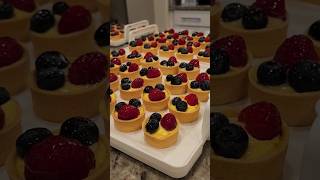 Mini Fruit Tarts made by my daughter [upl. by Merwyn662]