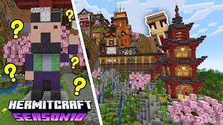 Mystery Statues amp Terraforming  Hermitcraft 10  Ep12 [upl. by Enilamme]