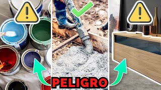 Materiales de construcción tóxicos y peligrosos ❌¡CUIDADO ⚠️ [upl. by Liuka747]