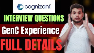 Cognizant GenC Interview Experience  Cognizant GenC Next  How to Prepare for Cognizant Interview [upl. by Zwick]