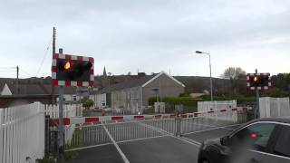 Pembrey amp Burry Port Level Crossing [upl. by Aitetel]