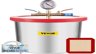 VEVOR 2 Gallon Vacuum Chamber kit Stainless Steel Degassing Chamber 75L Vacuum Review [upl. by Cowan]