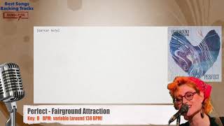 🎙 Perfect  Fairground Attraction Vocal Backing Track with chords and lyrics [upl. by Eznyl183]