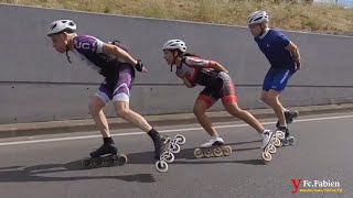 Speed skating  Sunday morning training Rungis Paris quotRollerblading quot [upl. by Corney]