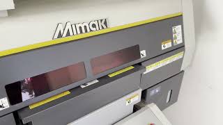 This used Mimaki UJF3042FX is available for an operational inspection [upl. by Ahsineg]