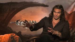 Conan Movie Interview with Jason Momoa [upl. by Zantos]