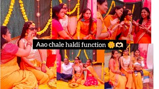 Aao Chale meri bhatiji ki haldi function mai 🌼🫶🏻🤩🎊viralvideotrendingvideotrendingvideo [upl. by Cirala66]