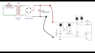 Voltaj ve Akım Ayarlı Güç Kaynağı Yapımı 130V amp 020A Power Supply [upl. by Yadahs]