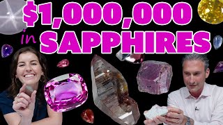 1 Million Dollars in Sapphires  Most Colorful Gemstone [upl. by Iborian680]