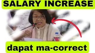 Salary Standardization Law VI dapat daw ma correct sabi ni Cong France Castro [upl. by Alage]