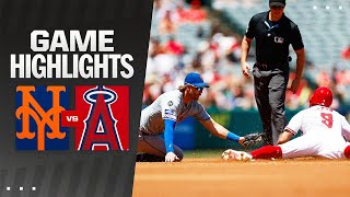 Mets vs Angels Game Highlights 8424  MLB Highlights [upl. by Aneloaup]