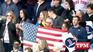 National Anthem At First Red Sox Home Game Since Bombings [upl. by Yttik]