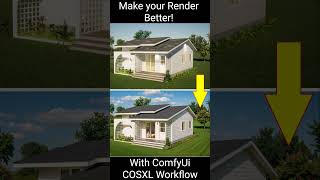 Make your Render better with ComfyUi CosXL workflow comfyui comfyuistablediffusion [upl. by Enileuqkcaj]