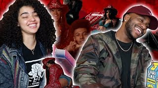 CARDI KILLED IT  Blueface  Thotiana Remix ft Cardi B Dir by ColeBennett REACTION [upl. by Errot]