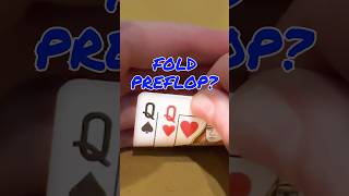 you’re losing money if you call 😳 poker pokerhand pokerhands [upl. by Aciraa]