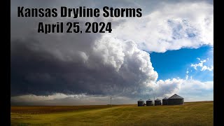 Dryline Storm in Northwest Kansas 42524 [upl. by Eleynad65]