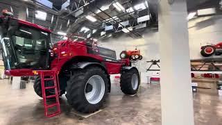 13333 foot boom unfolded in a dealership showroom Horsch Leeb 6300 [upl. by Niboc490]