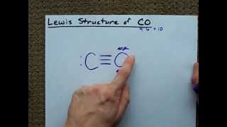 Lewis Structure of CO Carbon Monoxide [upl. by Birgitta]