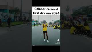 Calabar carnival first dry Run 2024 crossriverstate calabarcarnival calabarcarnival [upl. by Macguiness]