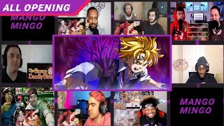 The Seven Deadly Sins 18 OPENING  REACTION MASHUP [upl. by Acissey]