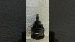 Yamaha exciter 135 starter drive bendix disassembly [upl. by Lytsirk323]