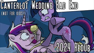 MLP Comic Dub 2024 Redub Canterlot Wedding Bad End by CrimsonBugEye [upl. by Yelsew]