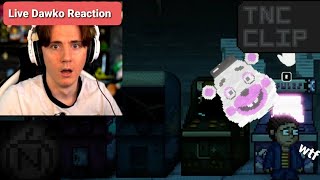 TNC Dawkos reaction to Buff Helpy FNAF  Into the Pit [upl. by Delmar599]