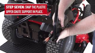 How To Assemble A Triple Bagger On A CRAFTSMAN Riding Lawn Mower [upl. by Alliehs627]