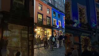 Still long queue at Harry Potter shop in Edinburgh travel edinburgh foryou shorts [upl. by Regdirb793]