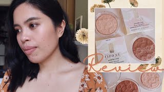 Clinique Powder Pop Flower Bronzer amp Highlighter Review [upl. by Vezza]