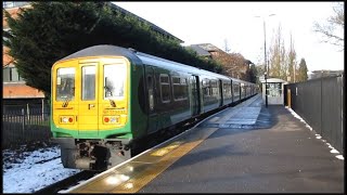 Class 319 West Midlands Train at St Albans Abbey [upl. by Ainniz]