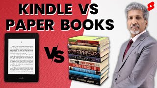 Kindle Vs Paper Books Tech Comparison  kindle books shorts [upl. by Onafets96]