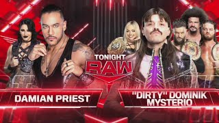 Lucha Completa Damian Priest Vs Dominik Mysterio  WWE Raw 16092024 En Español [upl. by Melina]