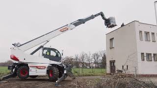 Bobcat Rotary Telehandlers in action [upl. by Aramen]